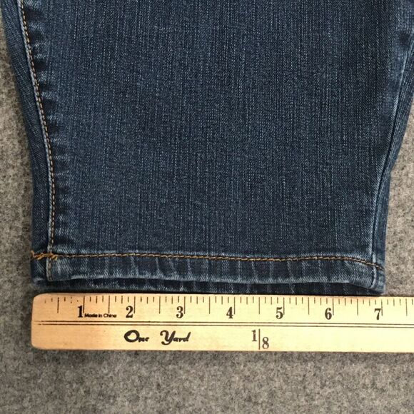 Torrid Premium Women's Plus Size 26 Jeans Blue Skinny Cropped Stretch Denim - Picture 14 of 14